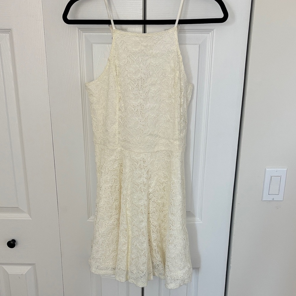 Abercrombie & Fitch Cream Lace Dress
